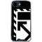 Black and White Geometric Shapes iPhone 16e Clear Case